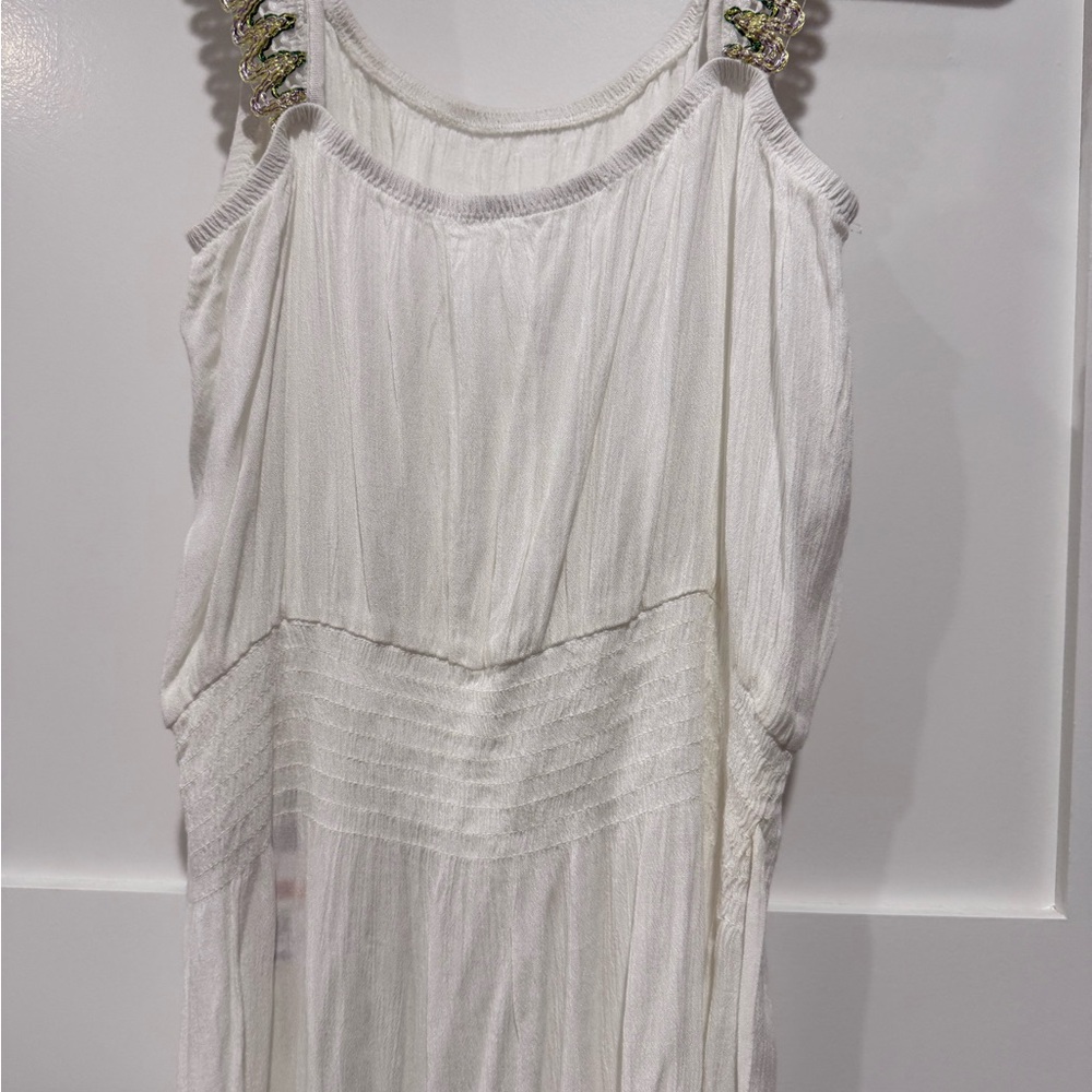BECCA by Rebecca Virtue Layla Crinkled Rayon Dress Cover-up. Size Small - Picture 8 of 12